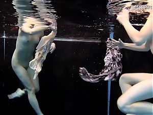 two girls swim and get nude fabulous